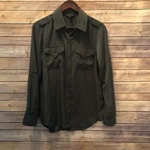 Rock & Republic Funky Green Top Size Medium